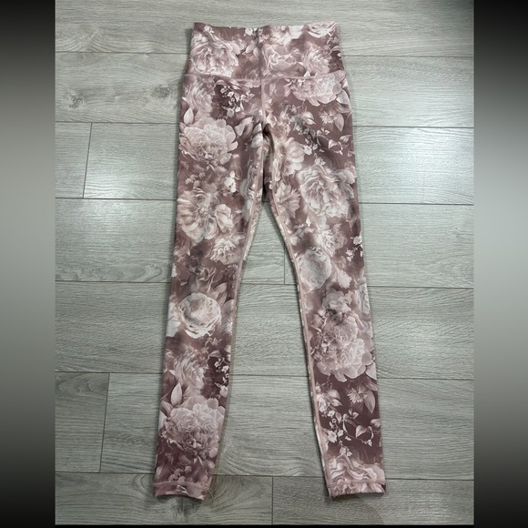 Athleta Elation Printed Tight Leggings Antoinette Velvety Pink - Picture 4 of 16